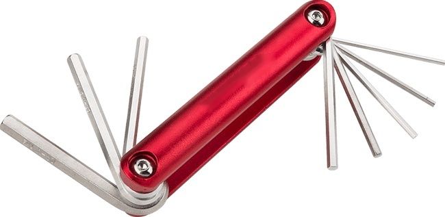 9pcs Aluminium Folding Hex Key Set