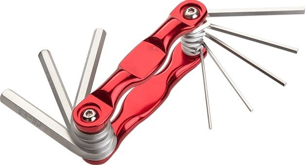 8pcs Aluminium Folding Hex Key Set