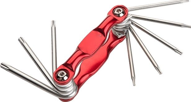 8pcs Aluminium Folding Torx Key Set