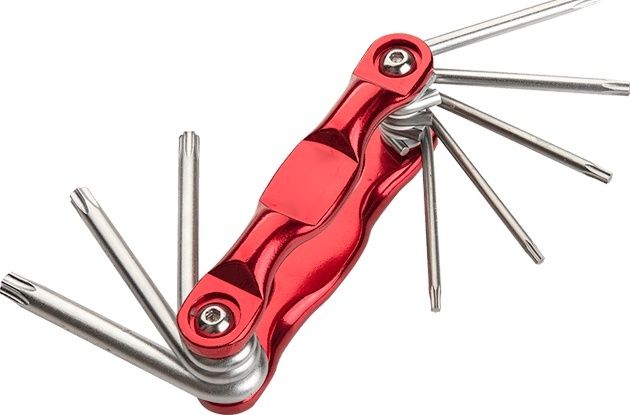 8pcs Aluminium Folding Torx Key Set