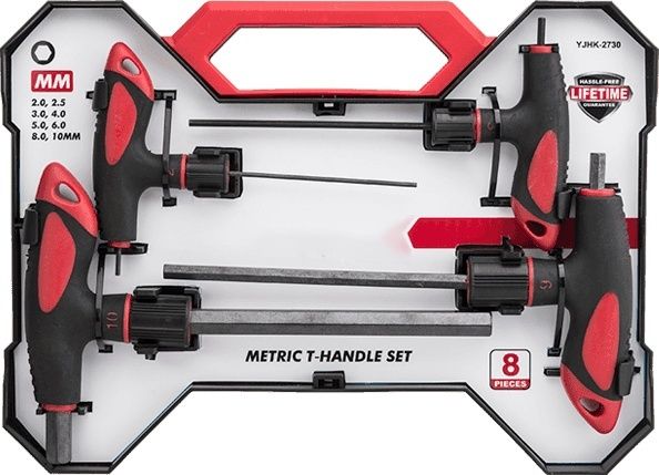 8pcs T-handle Wrench Set