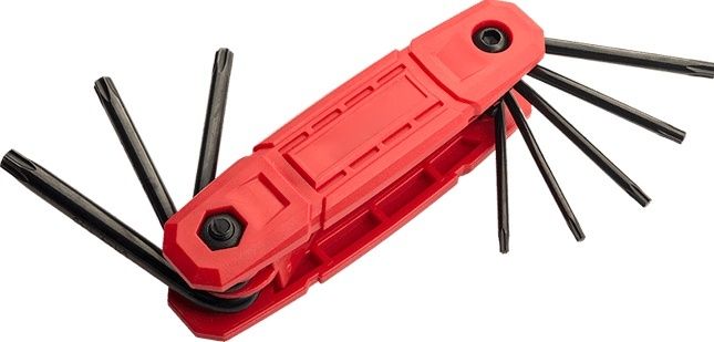 8pc Folding Torx Key Set