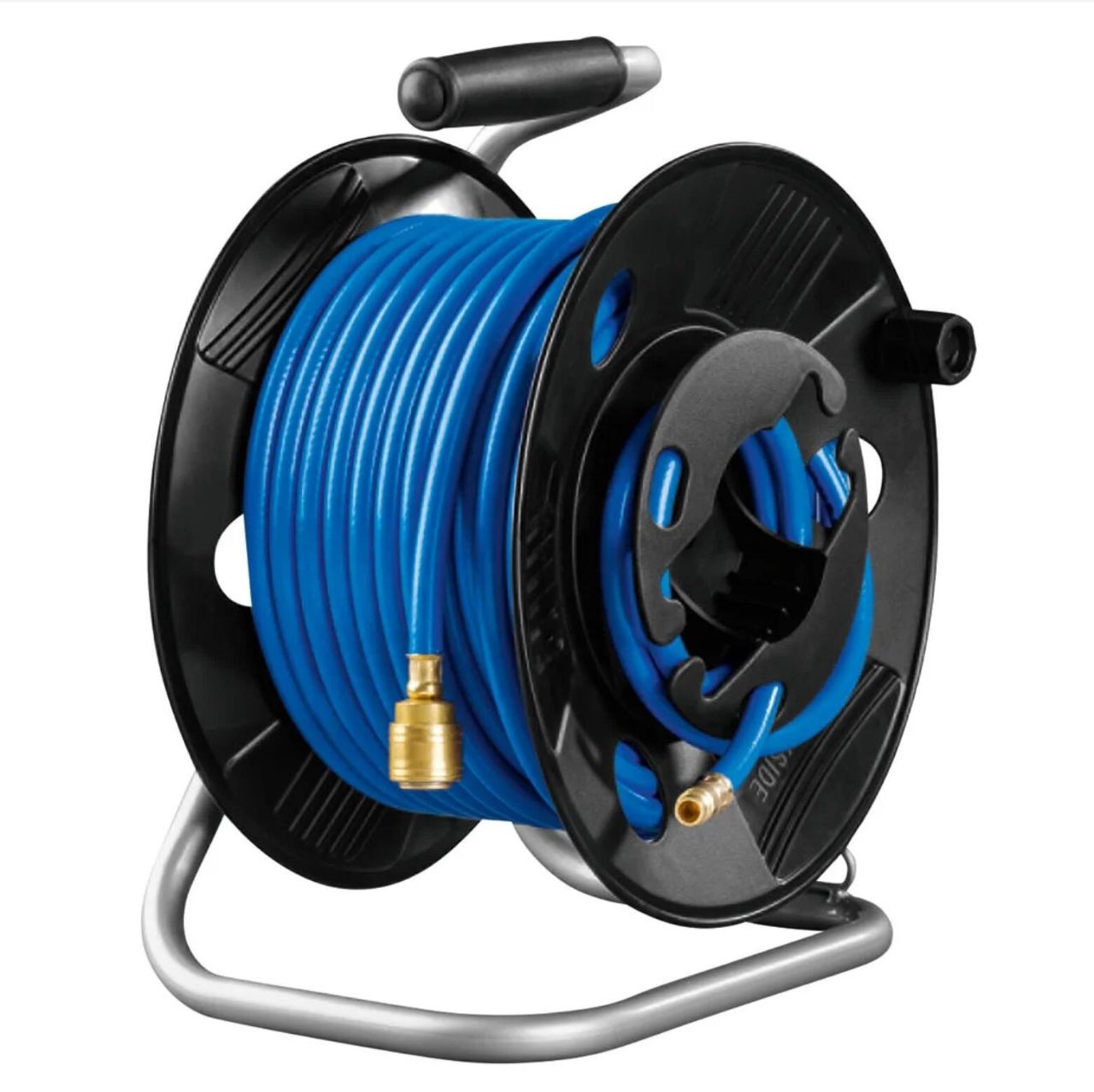 Compressed Hand Crank air Hose Reel with 20M air Hose 15bar 