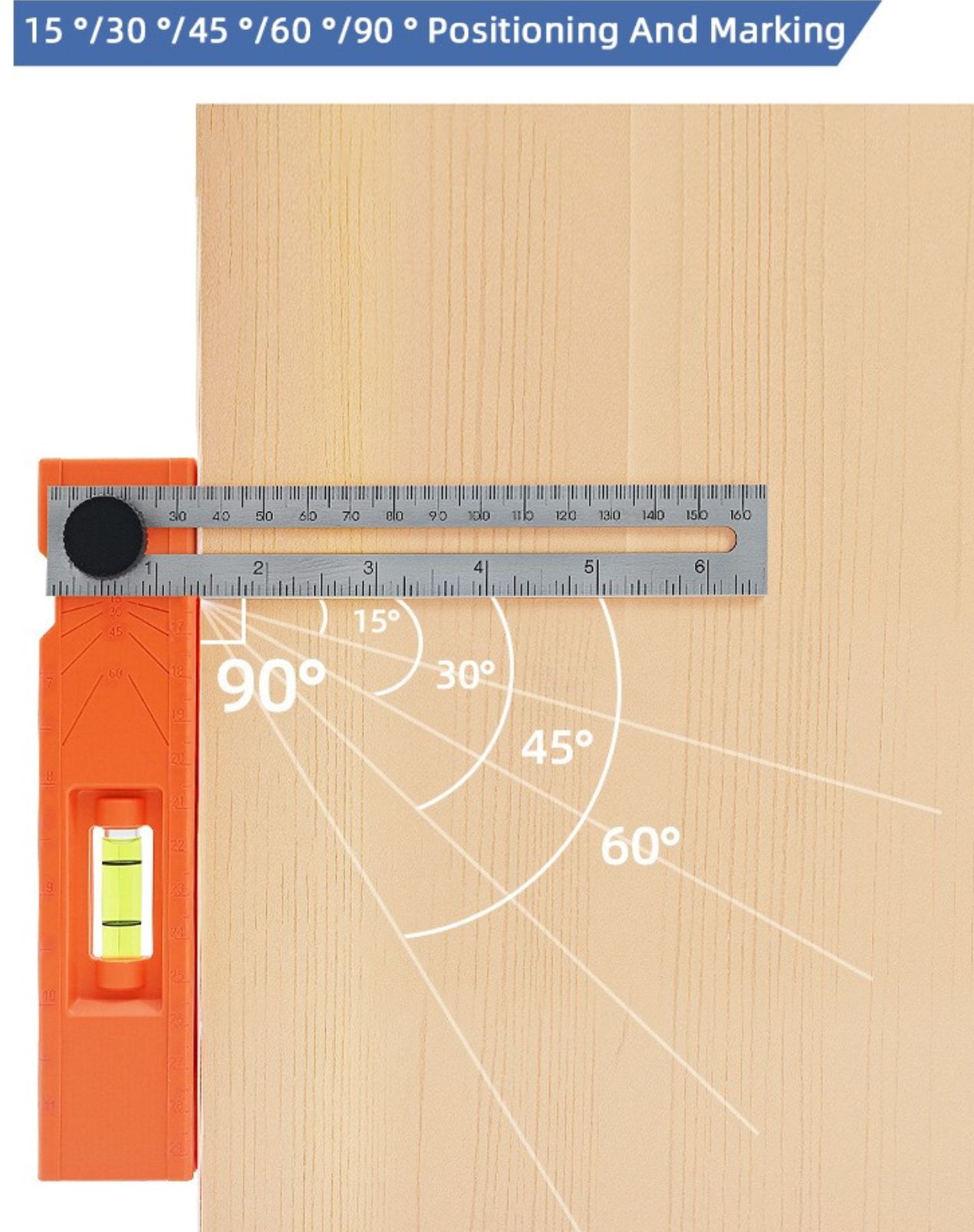 Multi Functional Plastic Foldable Hole Ruler