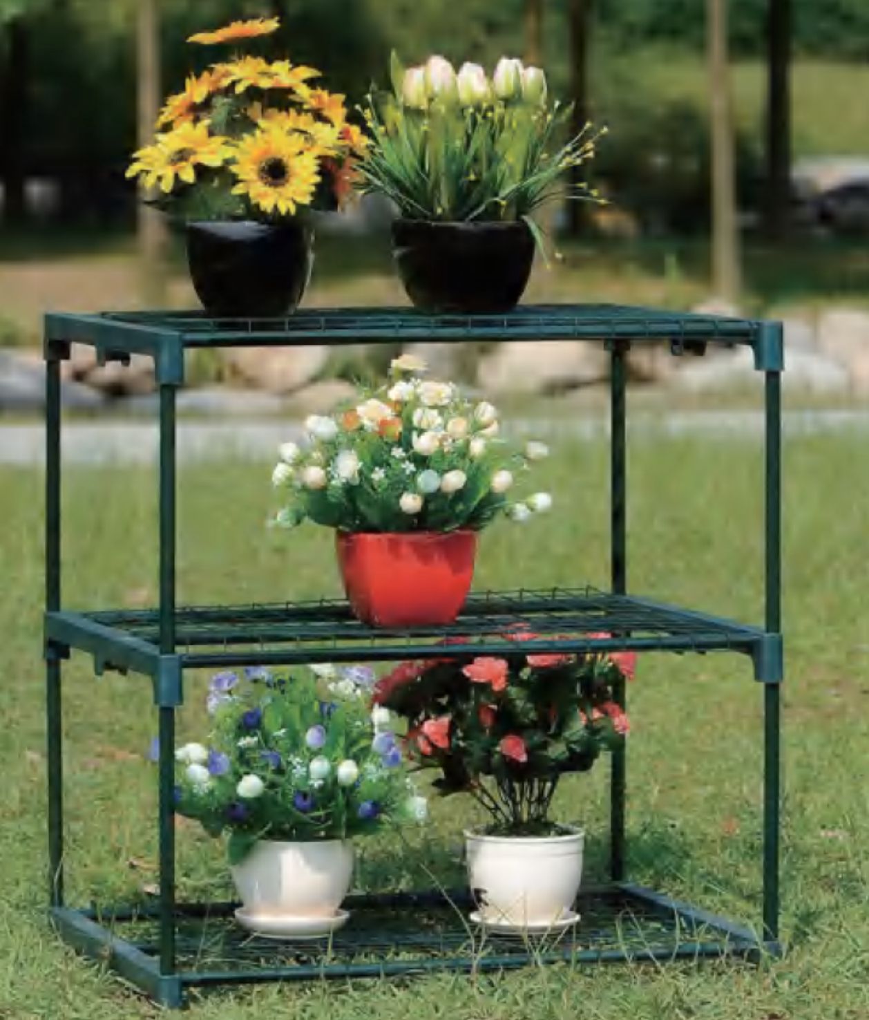 3 Tier Flower pot shelving