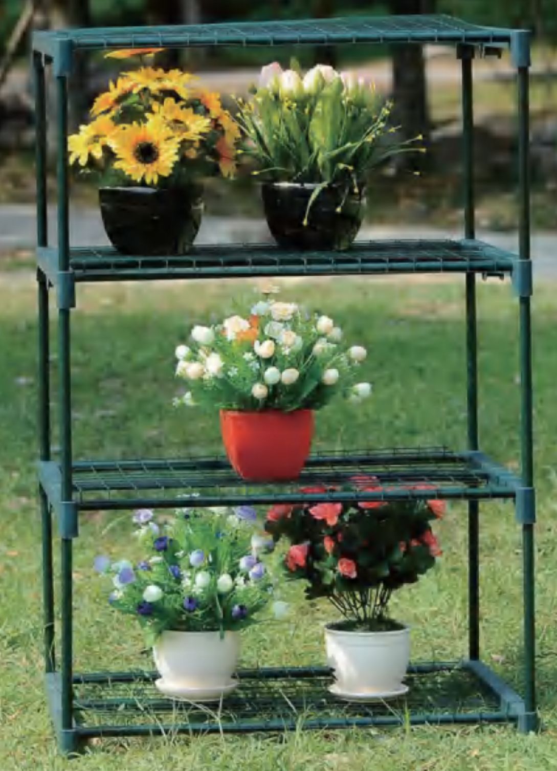 4 Tier Flower pot shelving