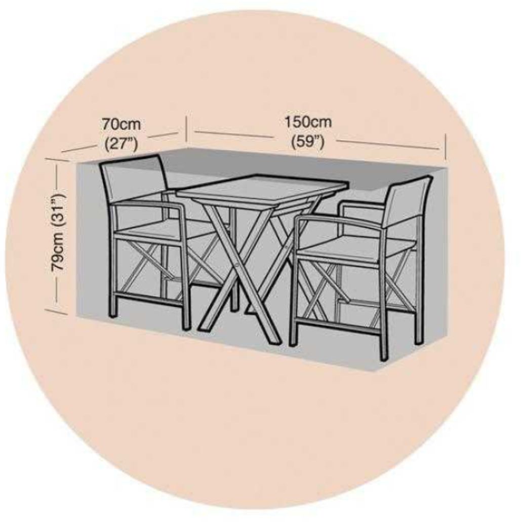 2 Seat Large Bistro Cover POS