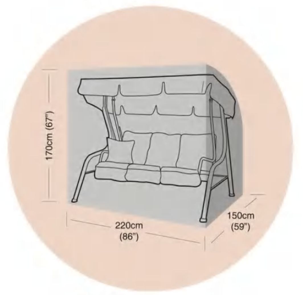 3 Seater Swing Seat Cover POS