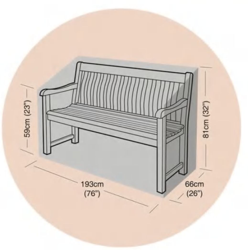 3 Seater Bench Cover POS