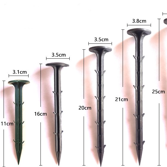 Agriculture Weed Mat Pegs Garden Ground Cover Nails Plastic Stakes Pin