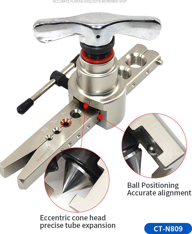 High-quality Eccentric Flaring Tool(45°) 4-Piece set