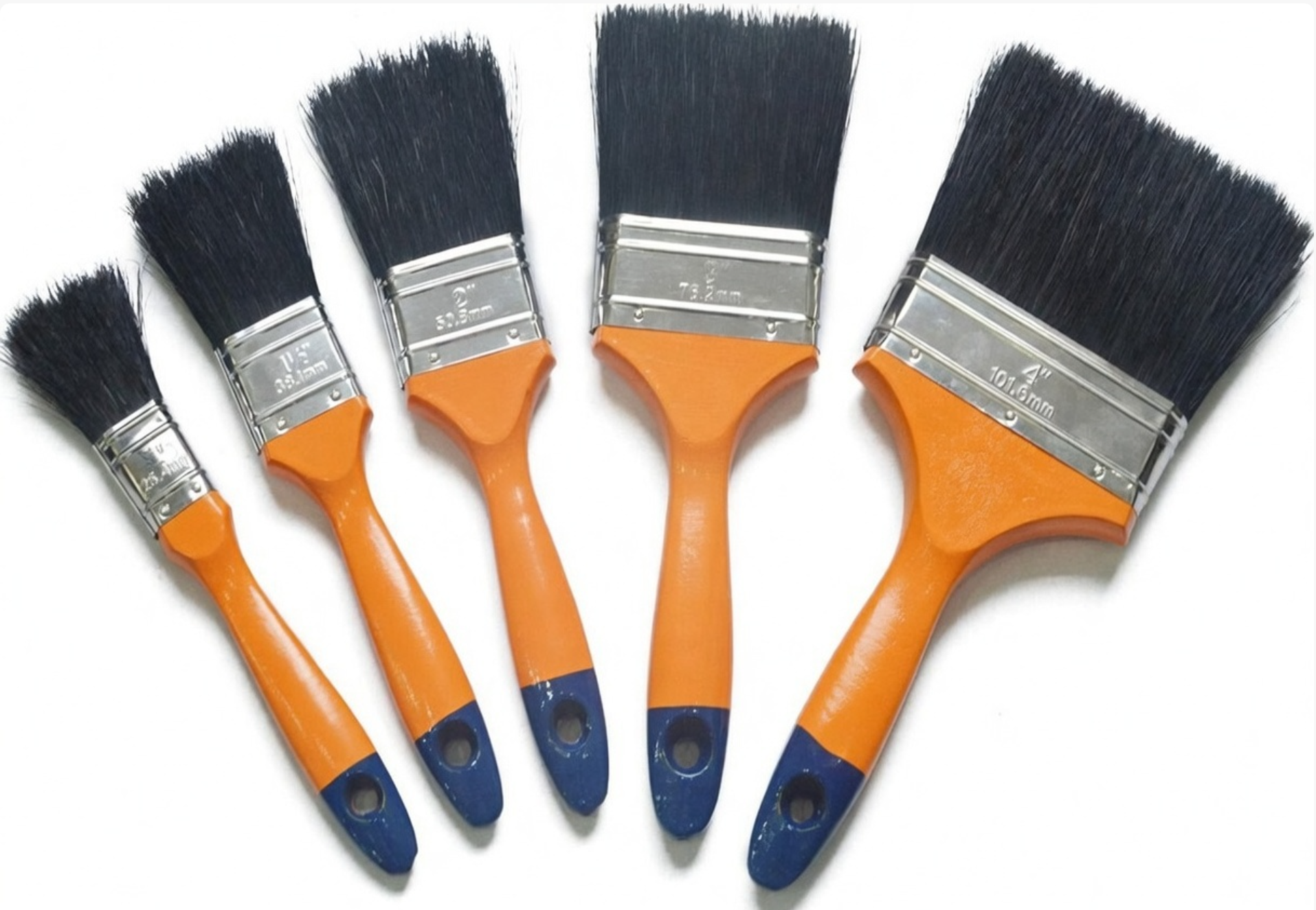 wooden handle paint brush