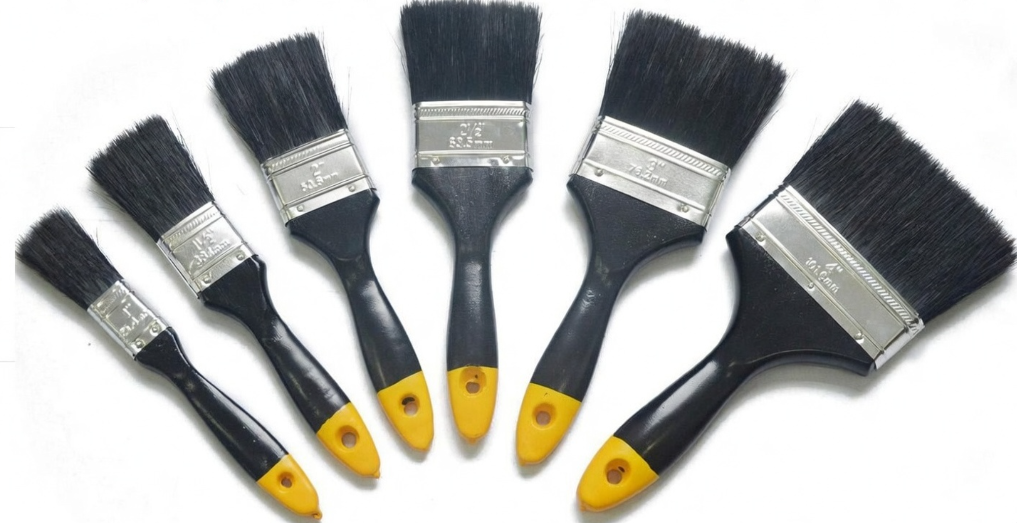 wooden handle paint brush