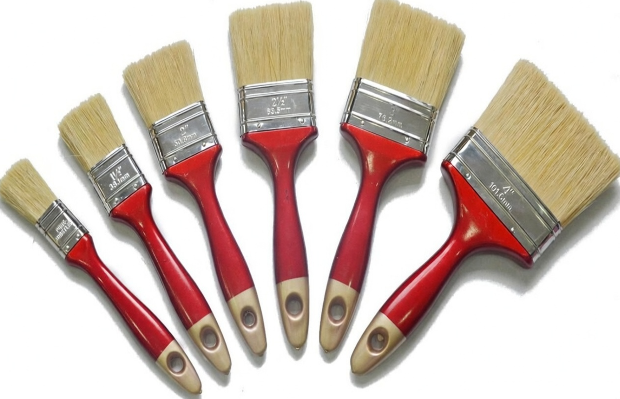 Plastic handle paint brush for painting