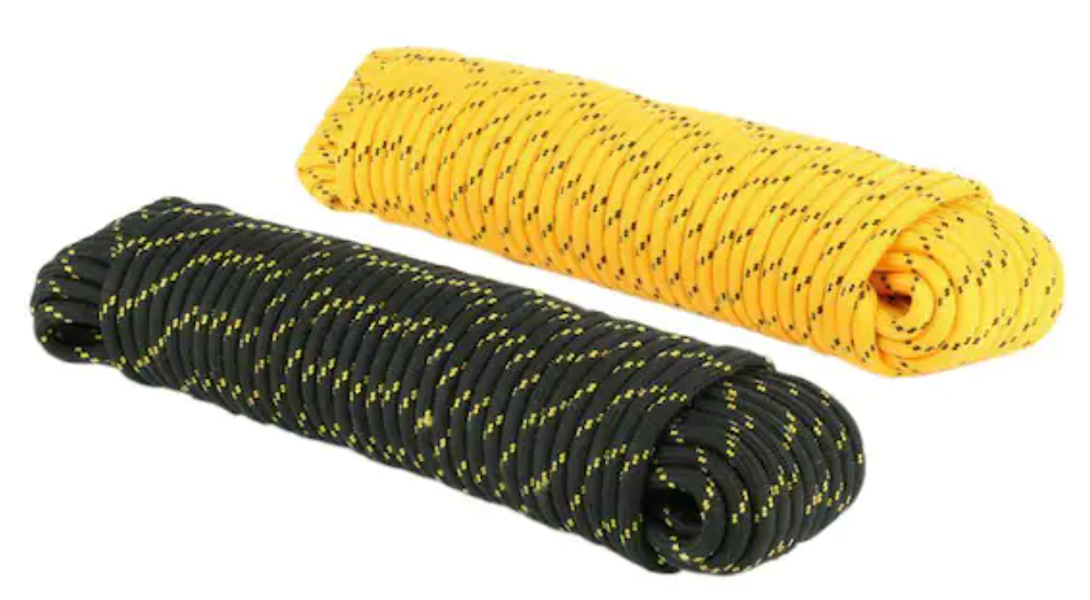 1/2 in. x 100 ft. Diamond Braided Polypropylene Rope