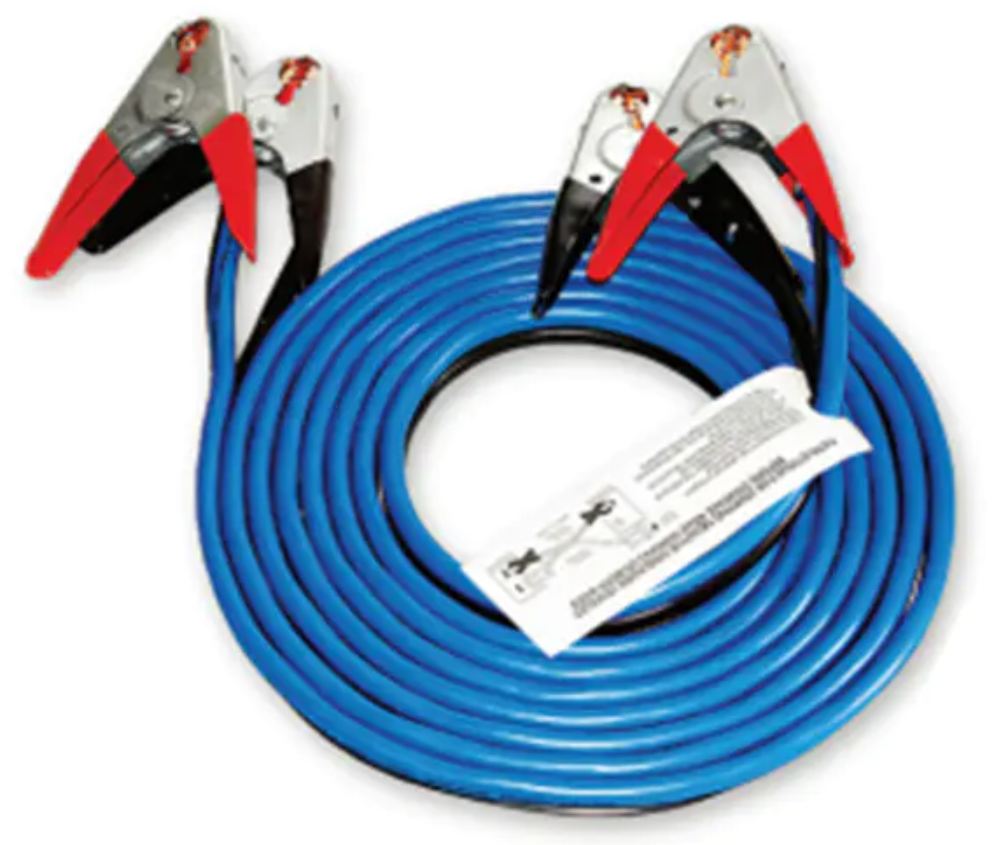 Blue Automotive 4GA 20FT Booster Cable, low temperature resistance, anti-pollution, quick startup