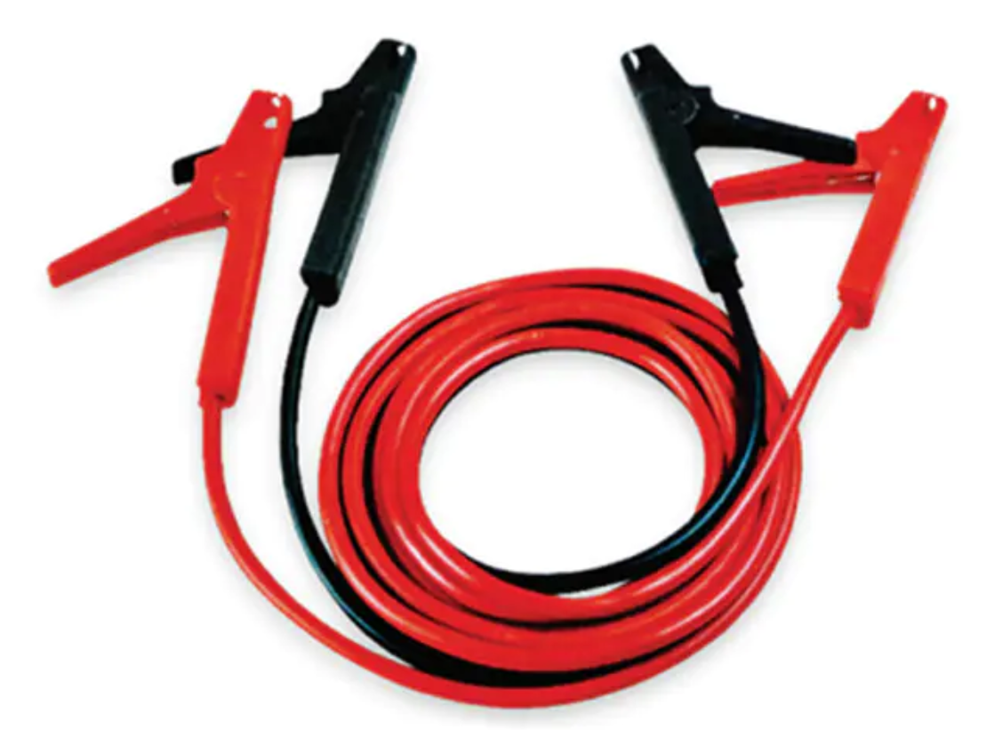 Color coding to prevent reverse charging, car battery Booster Cable