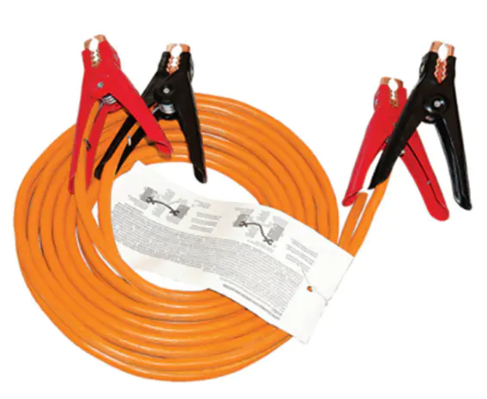Orange, wear-resistant, red and black double-headed clamp, 4GA, 16, 20 FT Booster Cable, full activation, strong conductivity