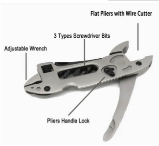 multifunctional wrench and plier