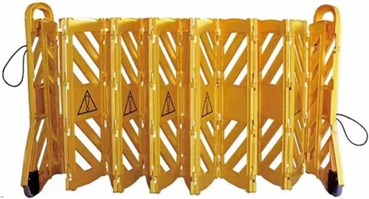 ndustrial Expandable Road Obstacles, Mall Mobile Road Obstacles Gate,Retractable Portable Traffic Fence,for Warehouse Road Construction Building Site Driveway