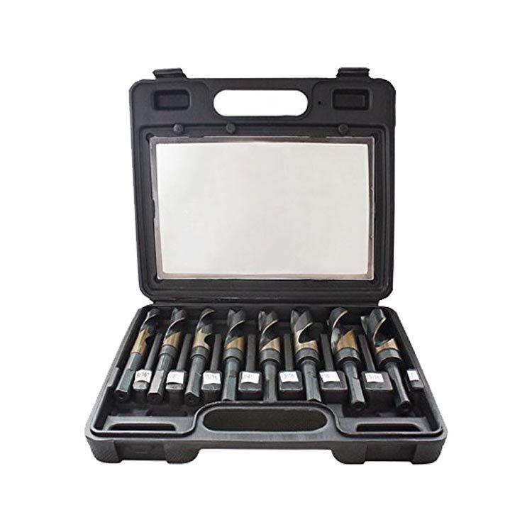 8Pcs Large Size 1/2 Inch Reduced Shank Silver and Deming Blacksmith Drill Bits Set