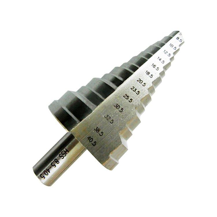 Metric Round Shank 3 Straight Flutes HSS Step Drill