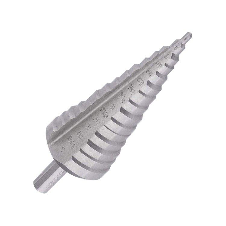 3 Flats Shank Straight Flute PG 7 to PG 29 HSS Step Drill