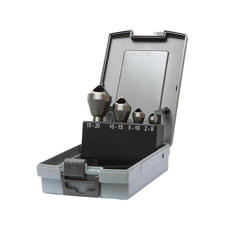 4Pcs Zero Flute HSS Countersink Chamfering Drill Bit