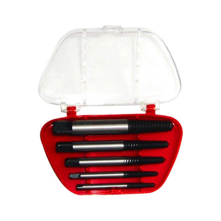 5Pcs Black and White Broken Damaged Screw Extractor Set