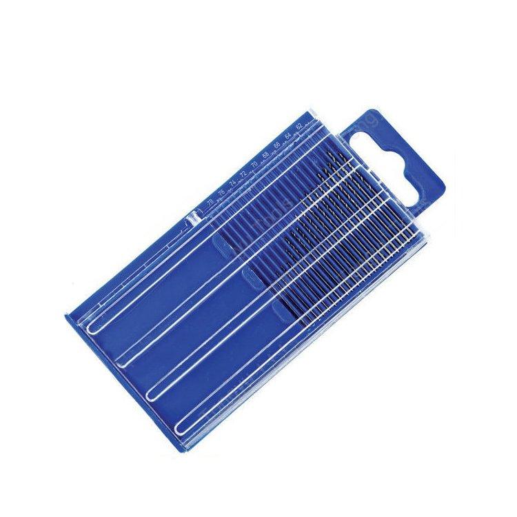 20pcs Small Metric HSS Mini Micro Drill Bits Set for Watch Precision Craft and Hobby Work Drilling