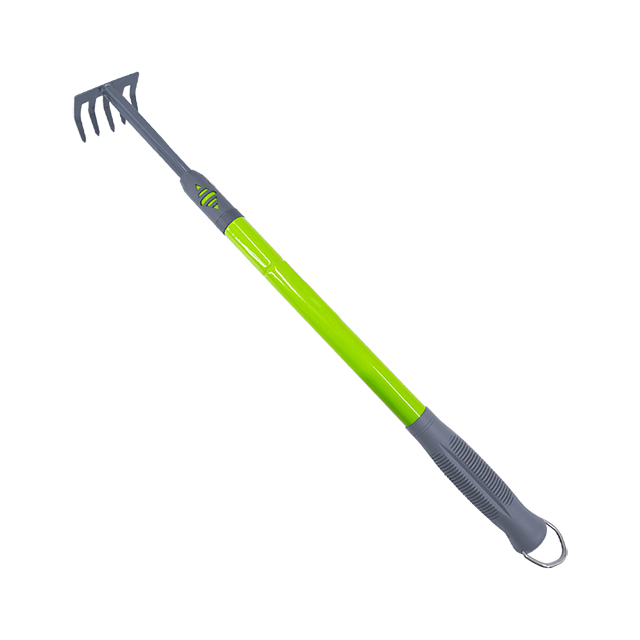 Telescopic rake
Carbon steel head
W/rubber grip