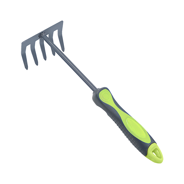 Hoe
Carbon steel head
Two-color plastic handle