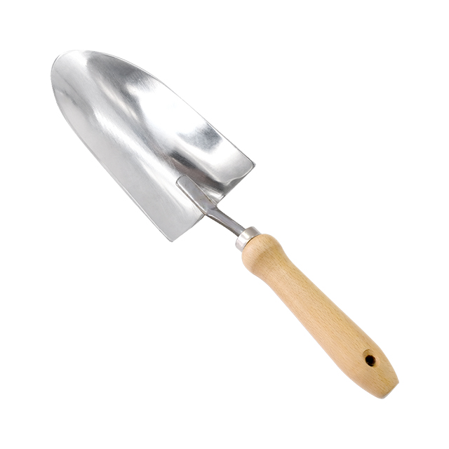 Trowel
Carbon steel head,plated
Selected hardwood handle