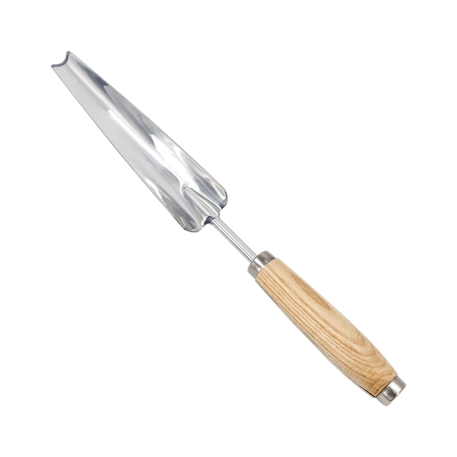 Hand narrow transplanter
Stainless steel head
Wooden handle