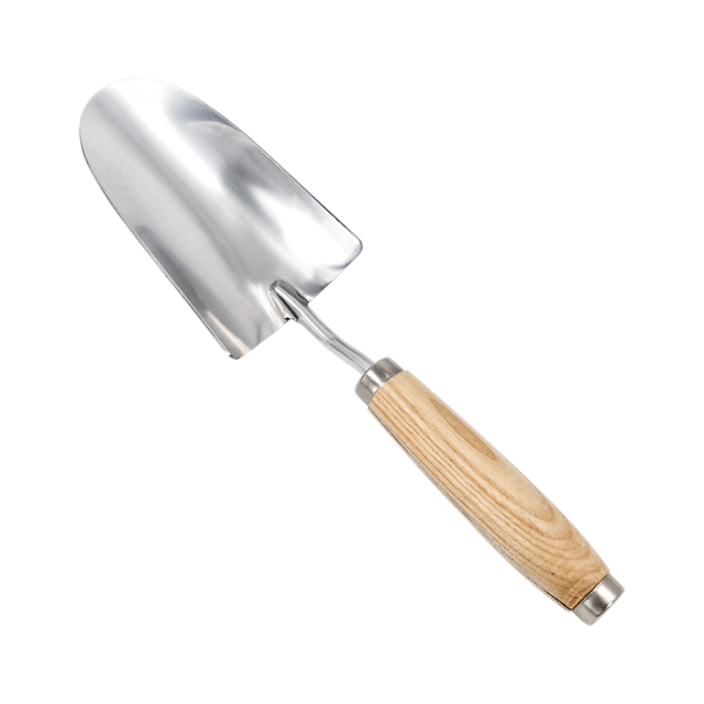 Hand trowel
Stainless steel head
Wooden handle
