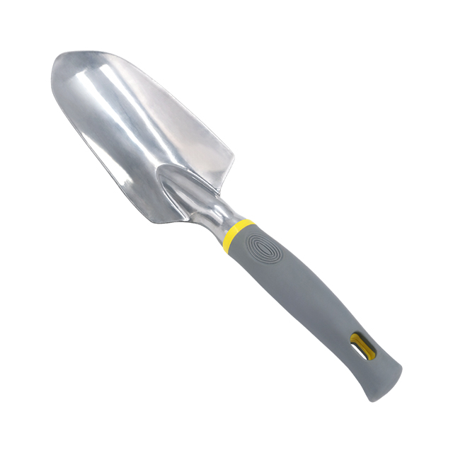 Hand trowel
Strong aluminium body,mirror polished
PP+TPR handle