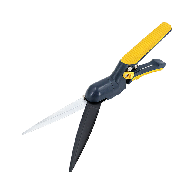 Handheld Grass Shear
Comfort handle
Easy-open lock protects the blade during transport and shortage
Cutting head rotates by 180 degrees
Blades precision-ground on both sides
Non-stick coated blades
