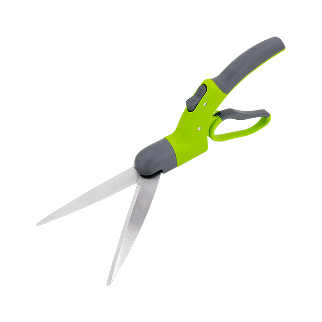 Handheld Grass Shear
Comfort handle
One-hand safely lock
Cutting head rotates by 360 degrees
Closed lower handle to protect your hand
Blades precision-ground on both sides