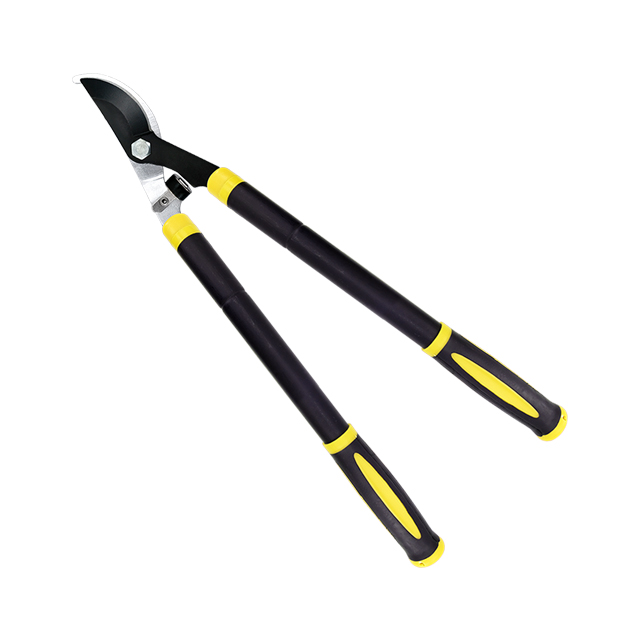 Low-friction blade coating makes cuts smooth.
Telescopic steel ergonomic handle.
Softgrip and beside lock touchpoints for comfort and control.