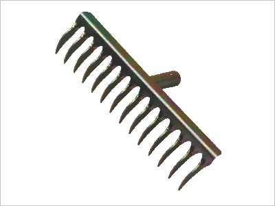 Rake
Zincification,Carbon steel head
14/16 teeth