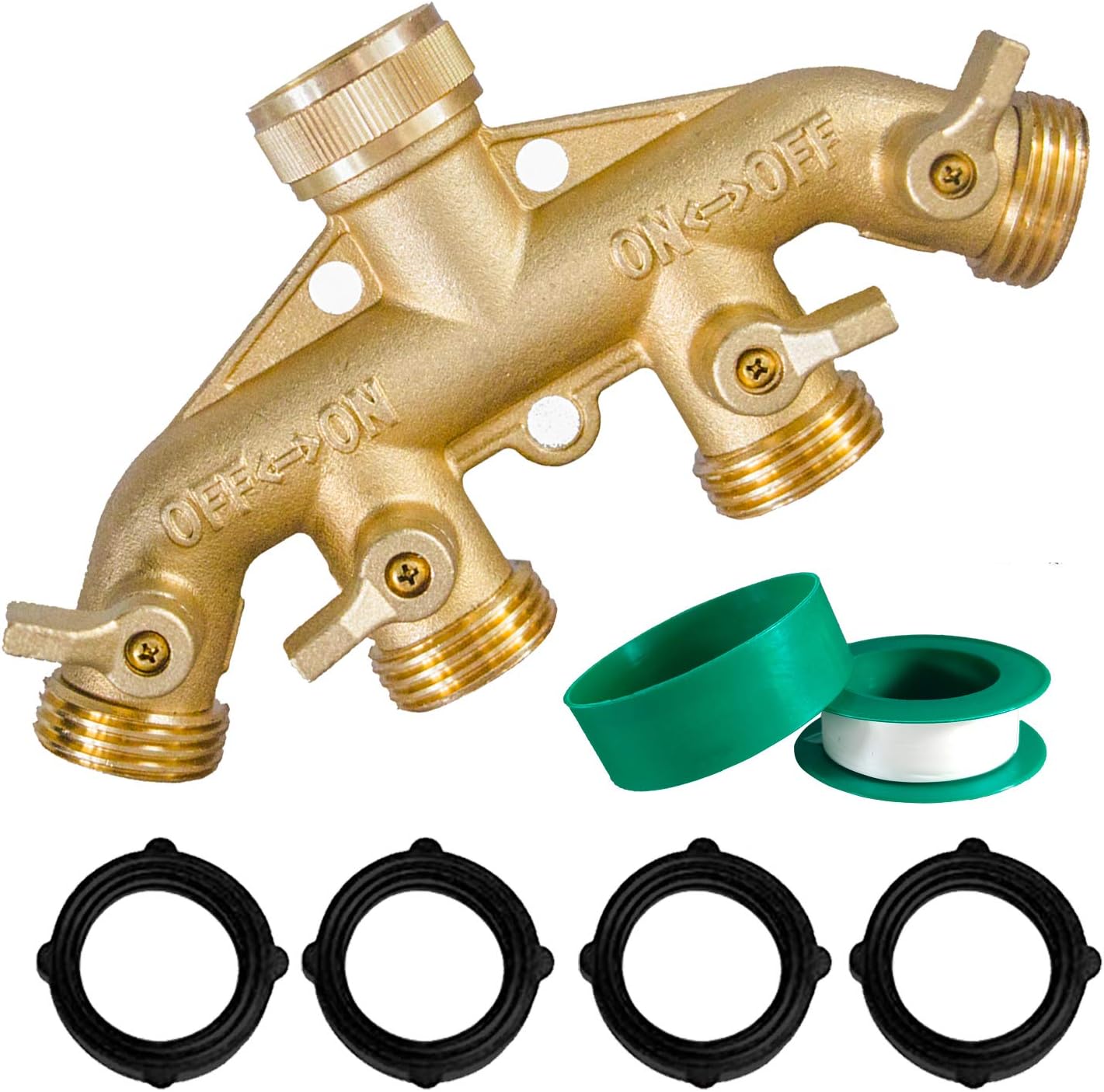4 Way Hose Splitter