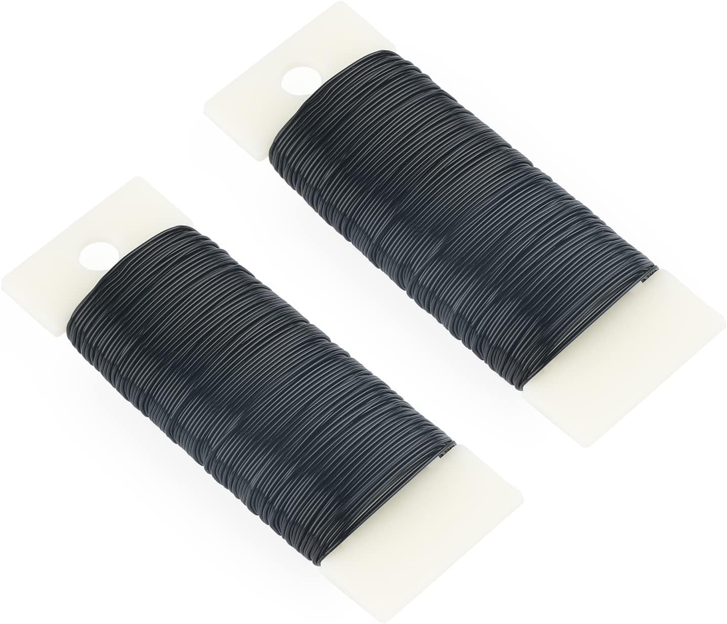 2 x 38M Black Florist Wire - 0.7mm (22 Gauge)