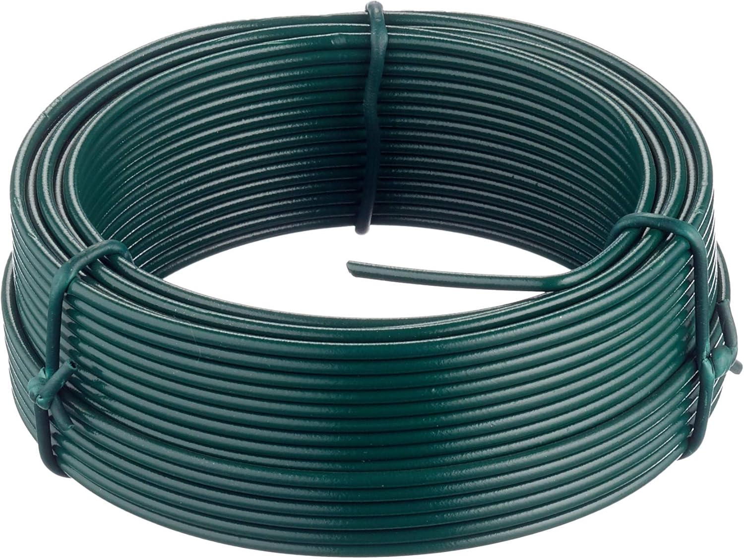 2.0 mm x 20 Metre Green Plastic Coated Garden Wire