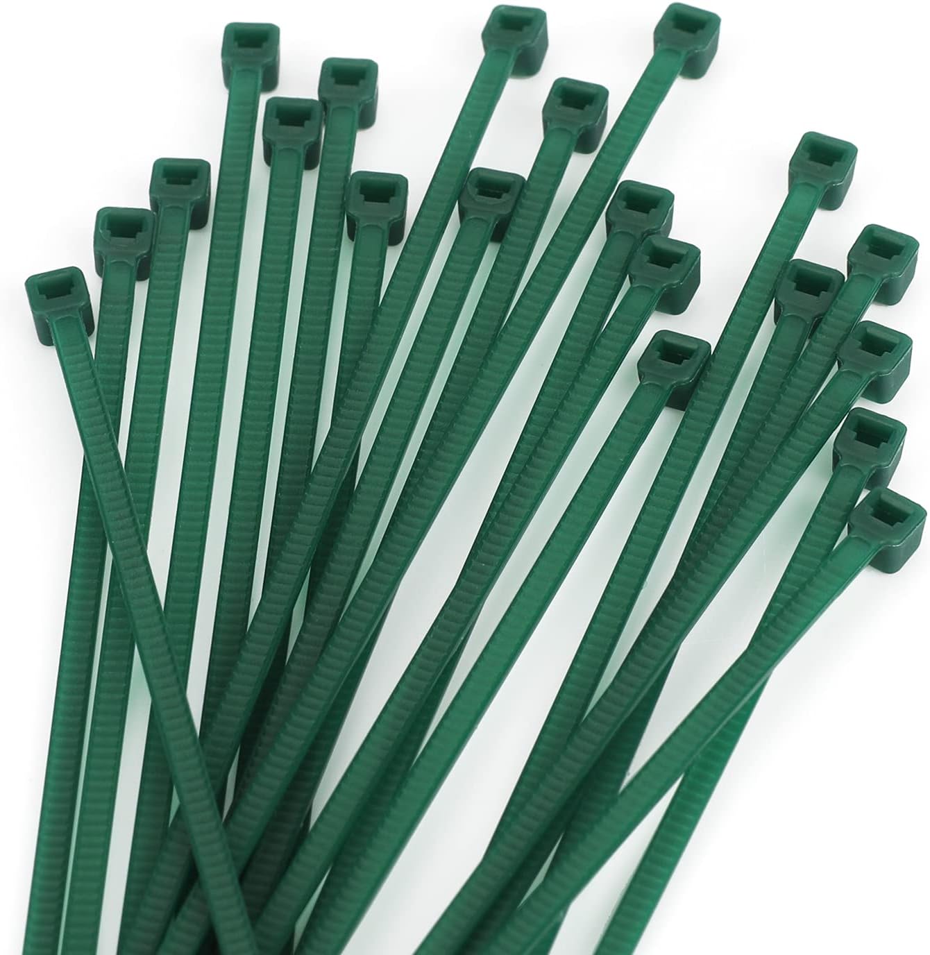 Green Zip Ties 12 Inch Plastic Wire Ties 100PCS Heavy Duty Cable