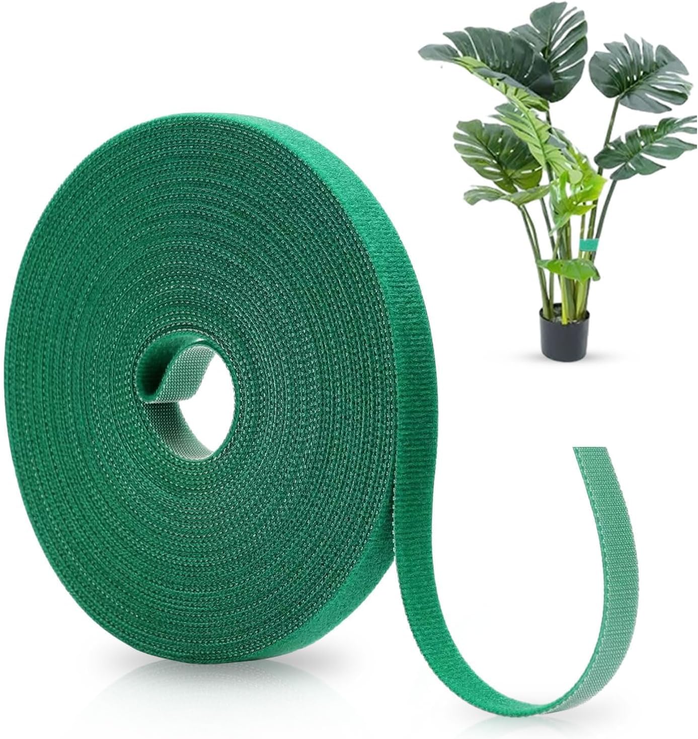 Plant Ties Garden Tape, 0.6 inch × 50ft Plant Tape for Climbing Plants