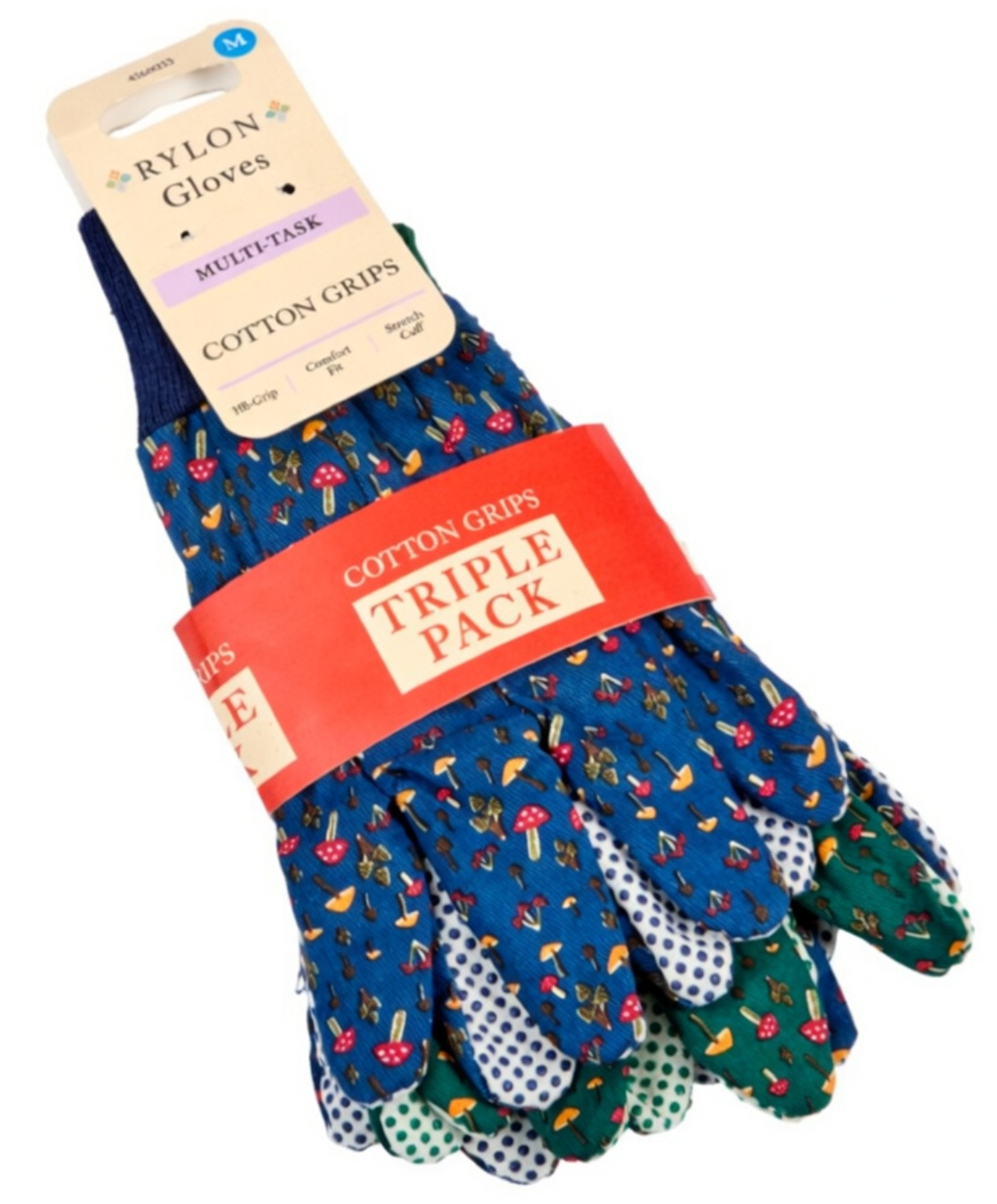 Cotton Grips  Triple Pack Medium/Size 8