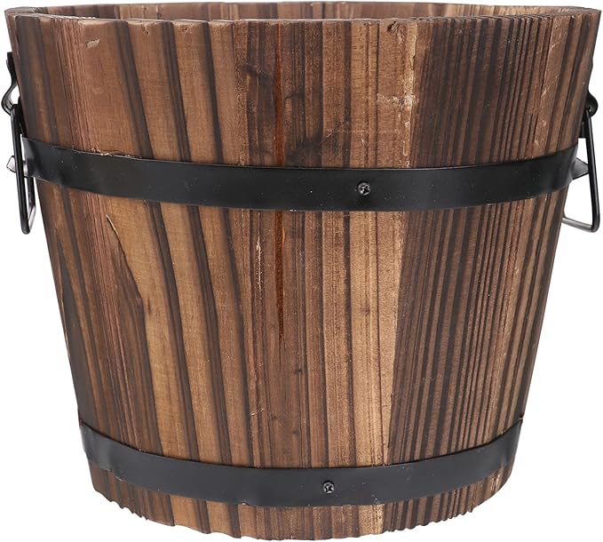 Rustic Wooden Bucket