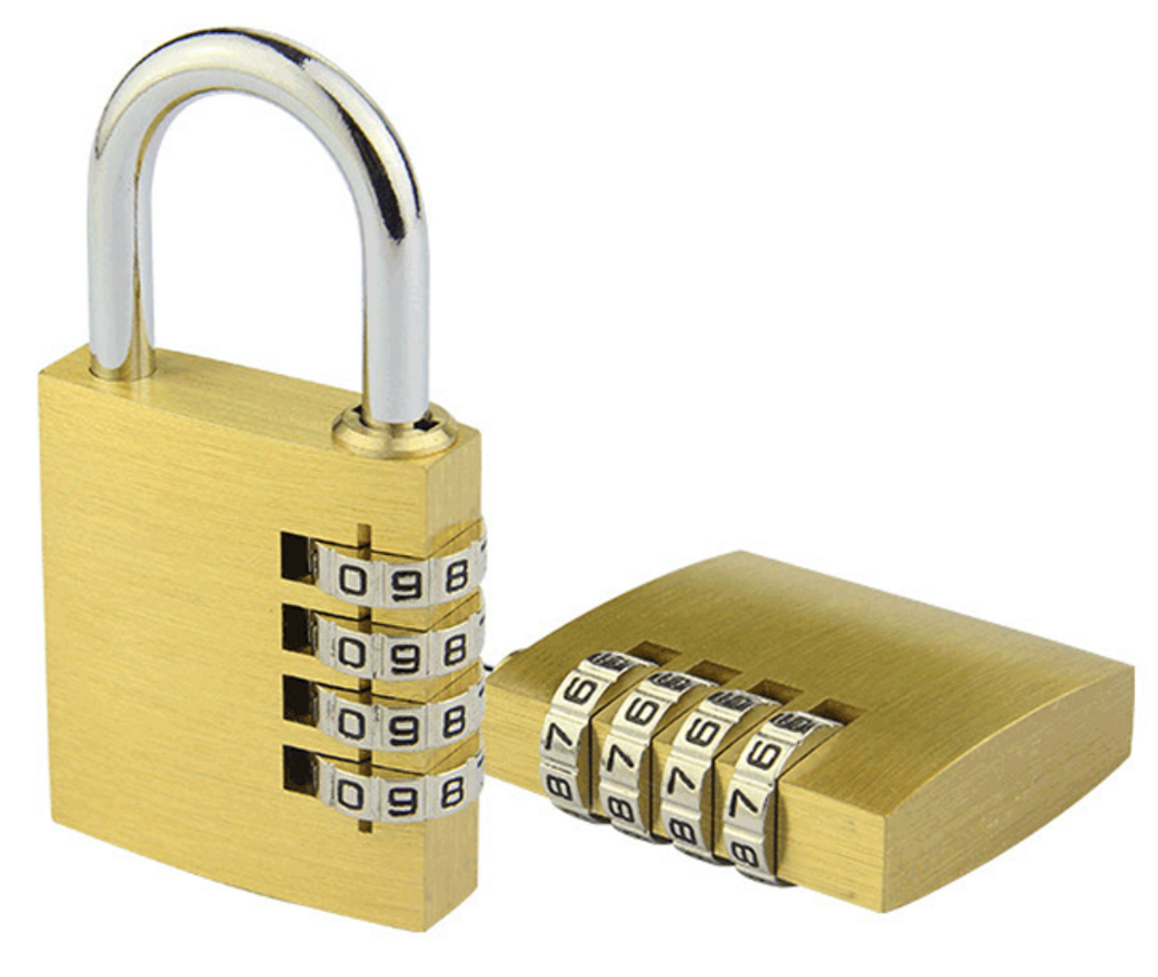 4-digit combination padlock