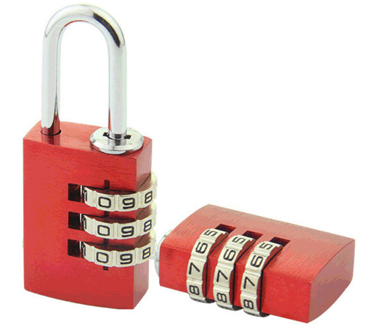 3-digit combination padlock