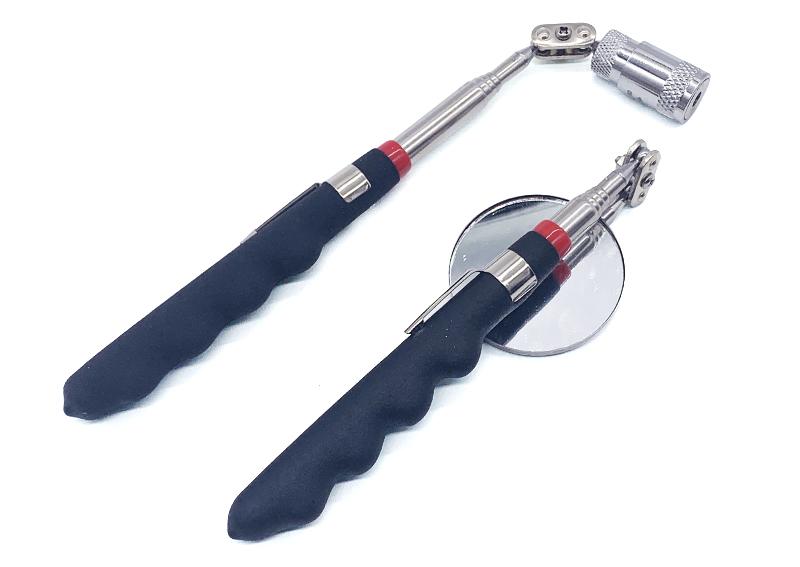 Telescopic Magnetic Pick Up Tool & Inspection Mirror